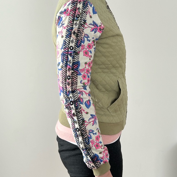 Billabong Boho Quilted Bomber Jacket, sz M - Picture 11 of 12